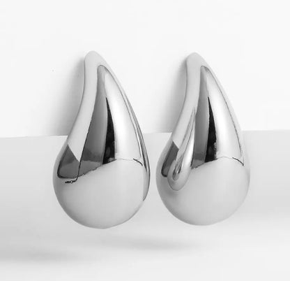 Drop Earrings in Silver