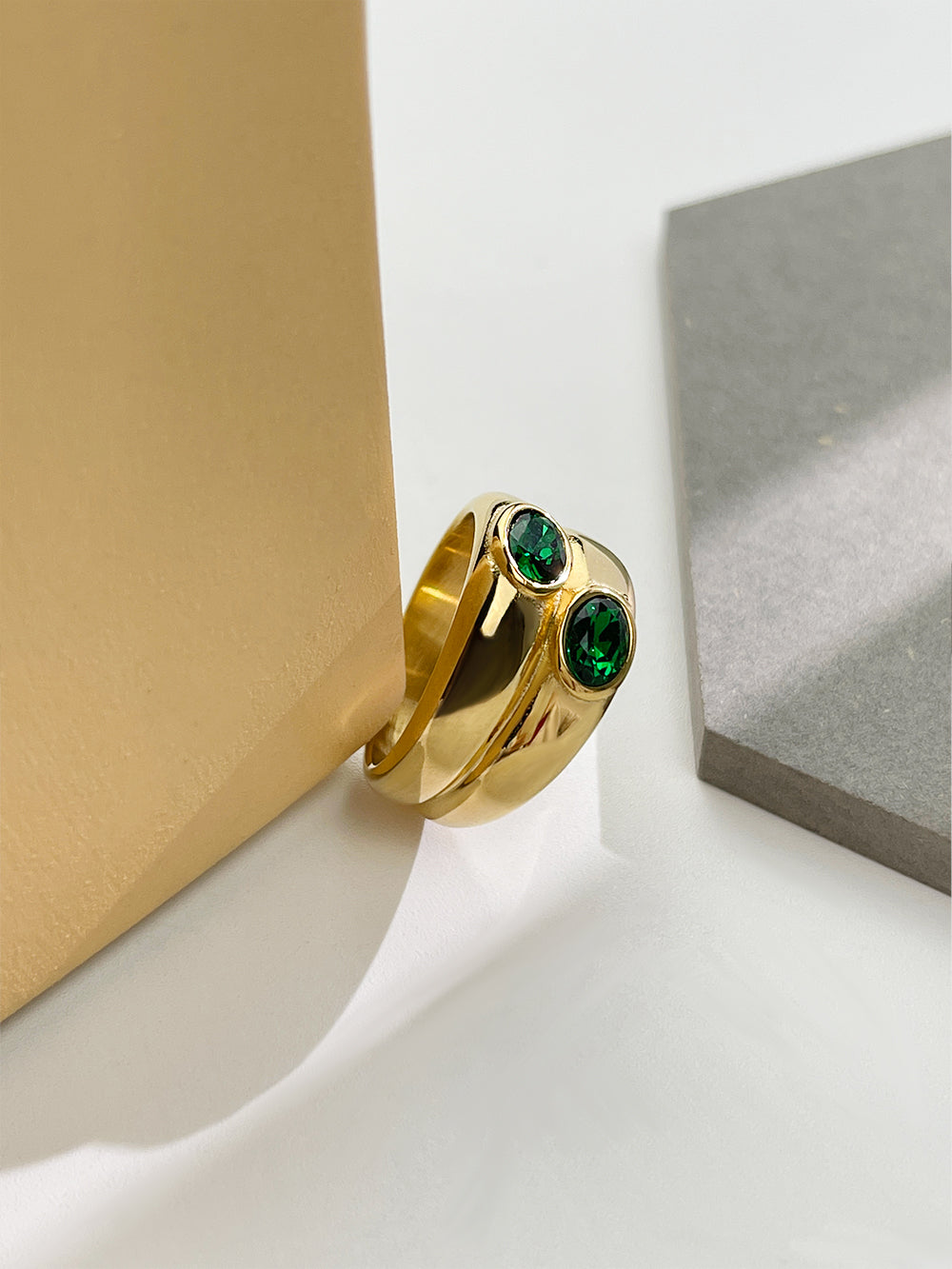 Selena Ring (Green Stone)