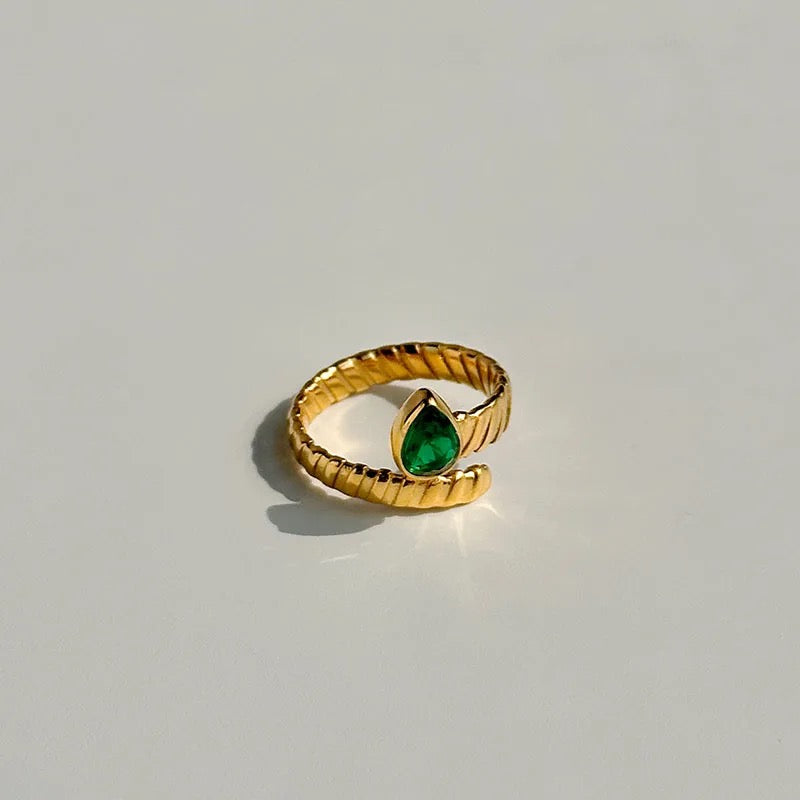 Ella Ring (Green Stone)