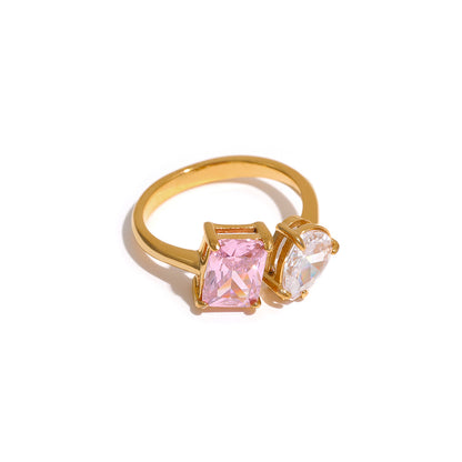 Audrey Ring (Pink-White)