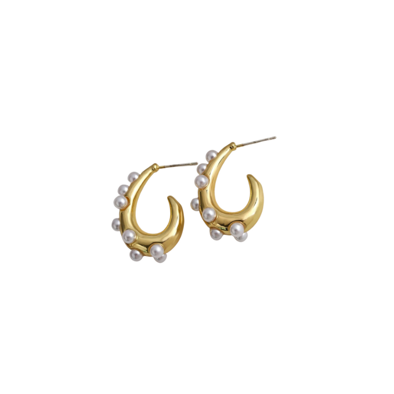 Nataly Earrings in Gold