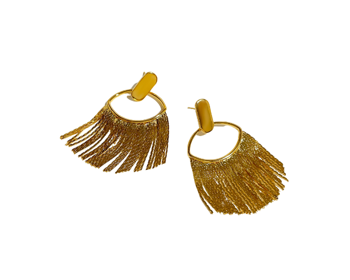 Aelia Earrings in Gold