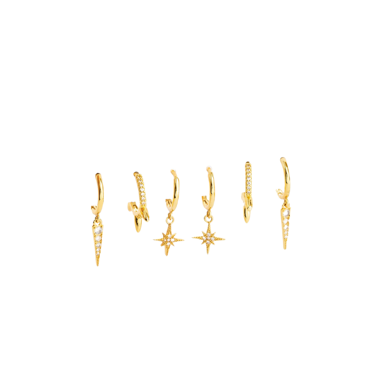 Josephine Earrings in Gold