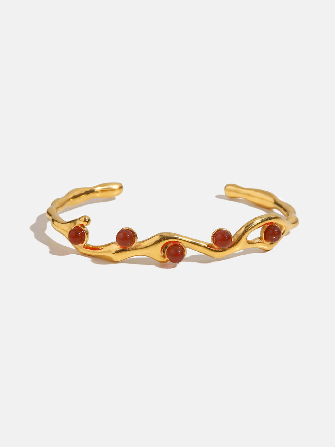 Scarlet Bracelet (Burgundy Stones)