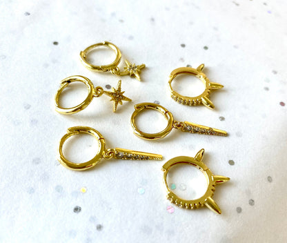 Josephine Earrings in Gold