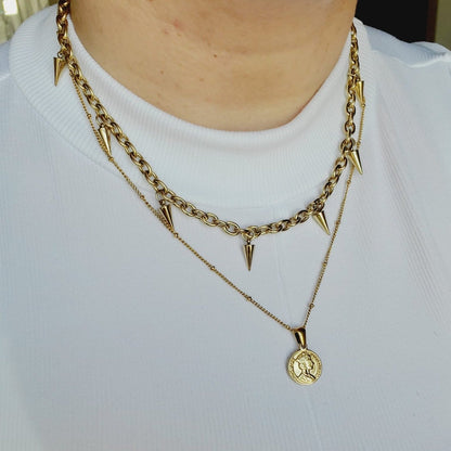 Aurelia Necklace in Gold