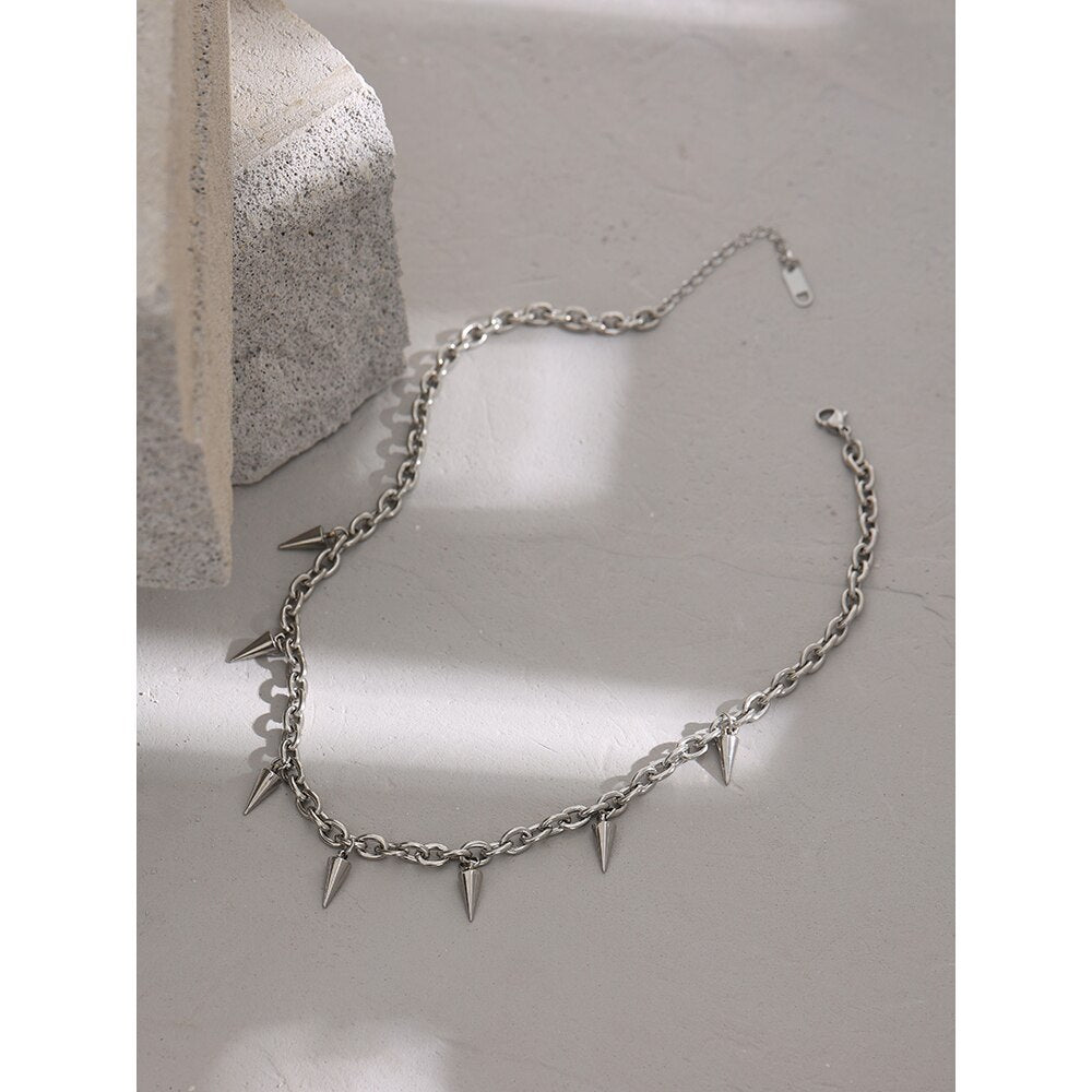 Aurelia Necklace in Silver