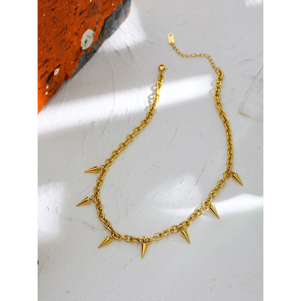 Aurelia Necklace in Gold