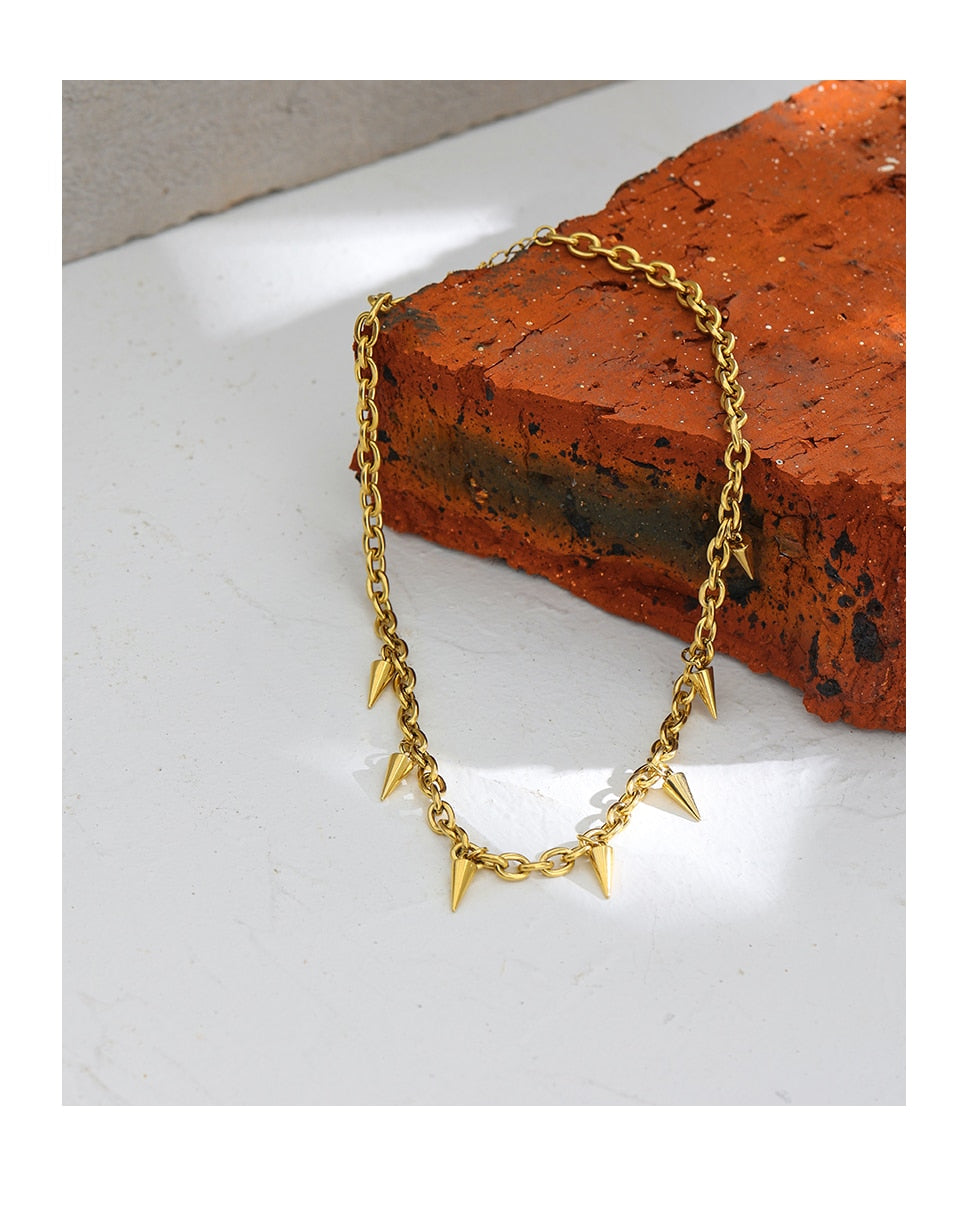 Aurelia Necklace in Gold