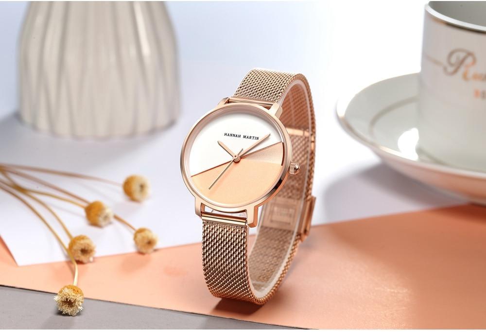 Watch ΗΜ in Rose Gold (Vanilla) - TheVelvetBow